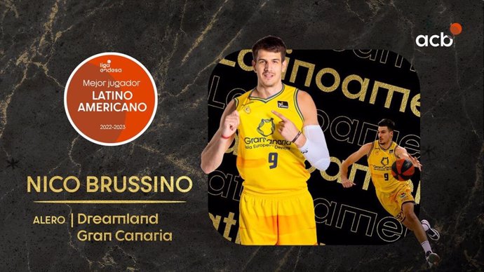 Nicolás Brussino (Gran Canaria), Mejor Jugador Latinoamericano de la temporada 2022-23 en la Liga Endesa