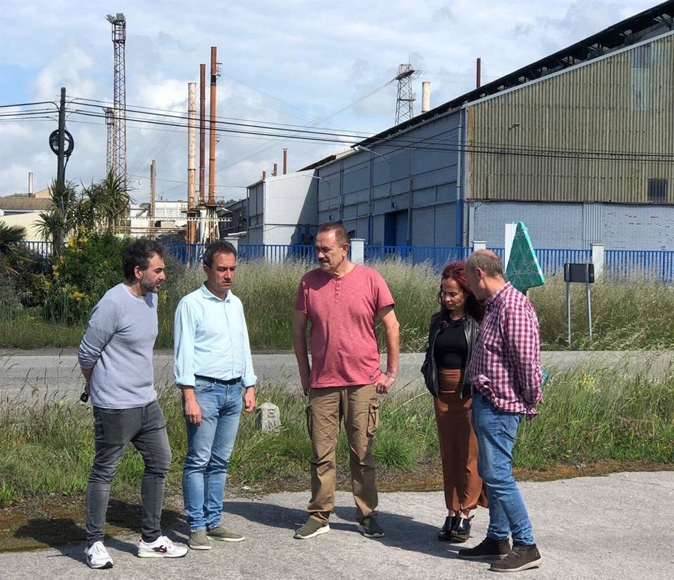 Cesar Fidalgo, Ovidio Zapico, Juan José Fernández, Ana Solís, y Agustín Medina.