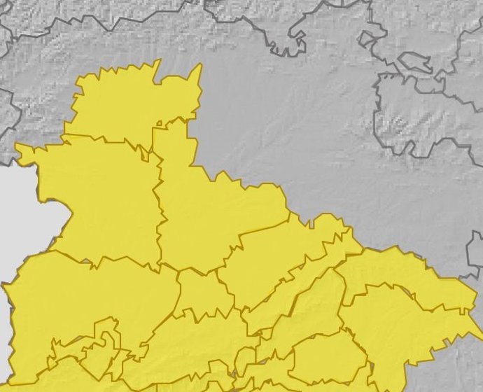 Alerta por lluvias y tormentas en Castilla y León