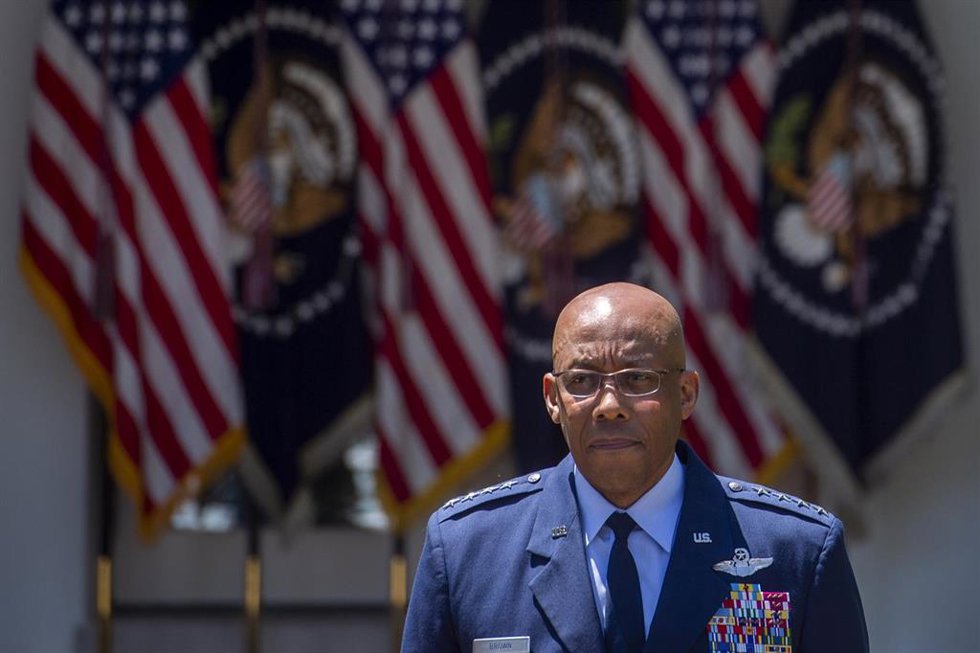 El nominado a nuevo jefe del Estado Mayor Conjunto de Estados Unidos, Charles Brown