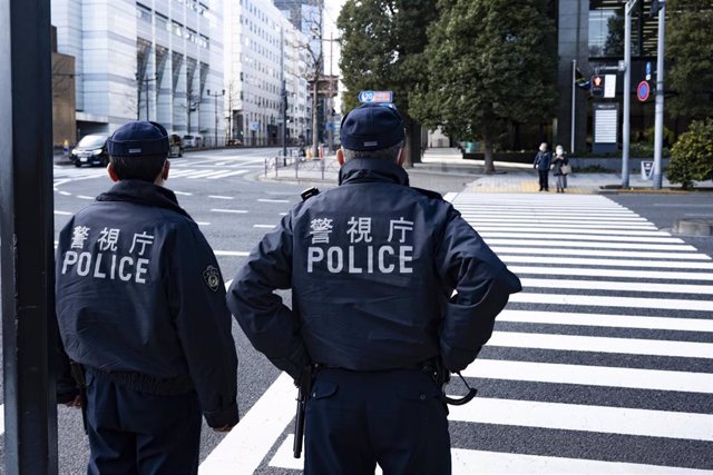 Archivo - Imagen de archivo de la Policía en Japón