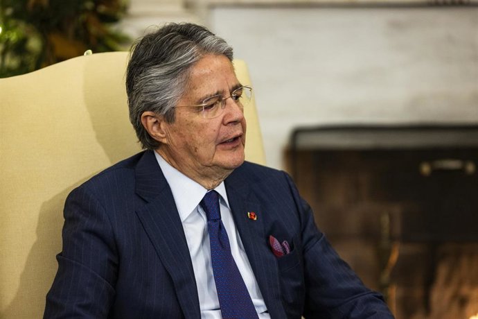 Archivo - Imagen de archivo del presidente de Ecuador, Guillermo Lasso