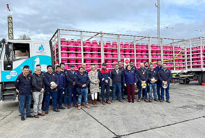 ENAP lanza oficialmente Gas de Chile con distribuidores que ampliarán la cobertura en las regiones de OHiggins, Maule, Biobío y La Araucanía  Crédito: ENAP