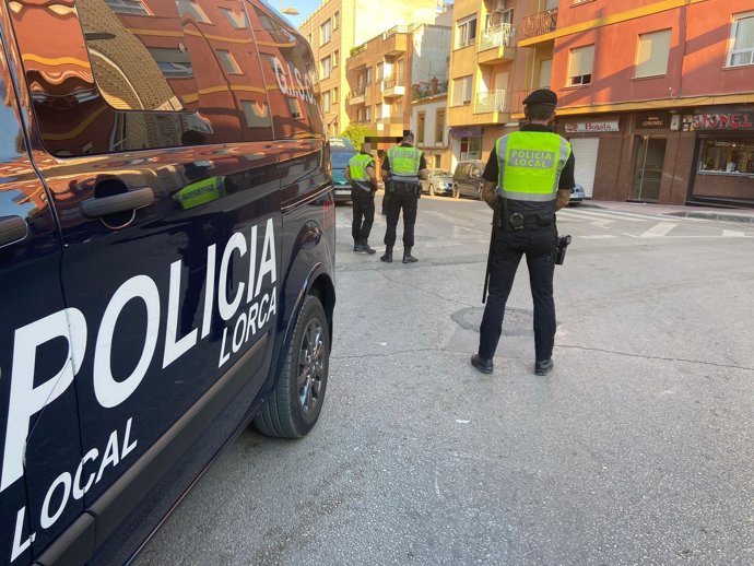 Control de la Policía Local de Lorca (Murcia)