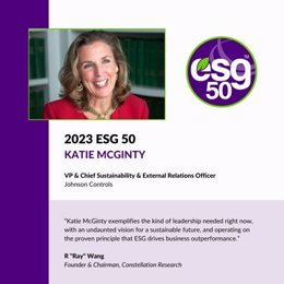 Katie Mcginty Exemplifies The Kind Of Leadership Needed Right Now, With An Undaunted Vision For A Sustainable Future, And Operating On The Proven Principle That ESG Drives Business Outperformance, Said R Ray Wang, Founder And CEO Of Constellation Re