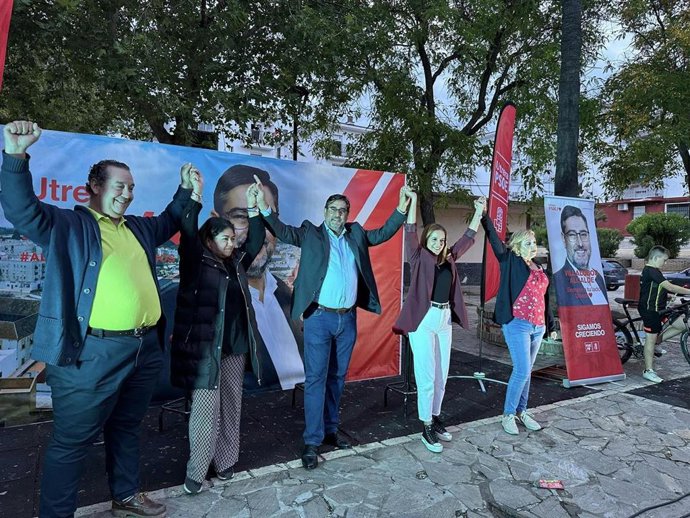 Acto electoral del PSOE de Utrera