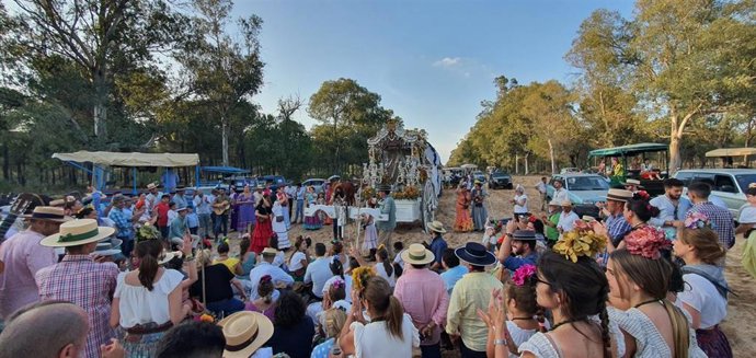 Romeros de la Hermandad del Rocío de Mairena del Aljarafe (Sevilla).