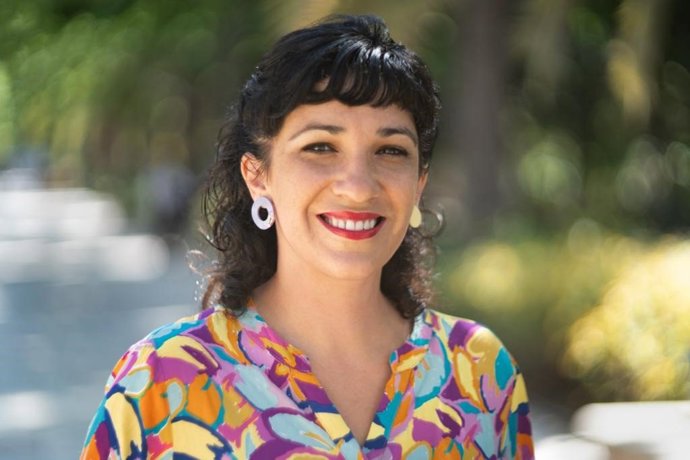 La candidata a la Alcaldía de Con Málaga, confluencia de Izquierda Unida, Podemos, Verdes Equo, Más País, Alianza Verde e Iniciativa del Pueblo Andaluz, Toni Morillas.