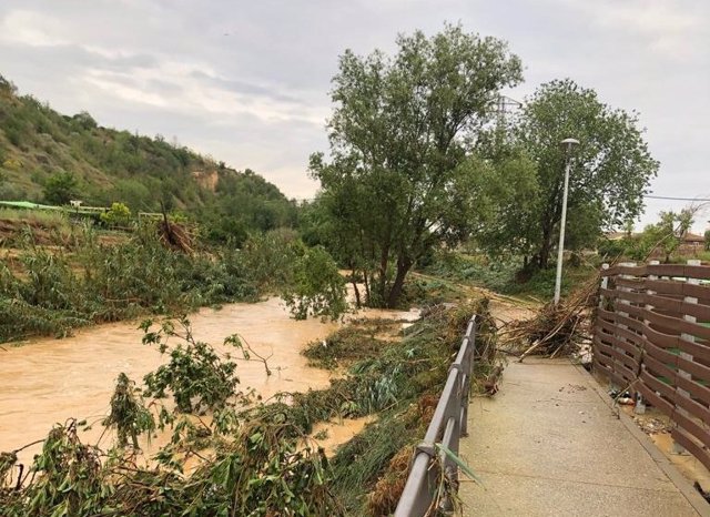 Fuertes lluvias causan destrozos en Pomar del Cinca