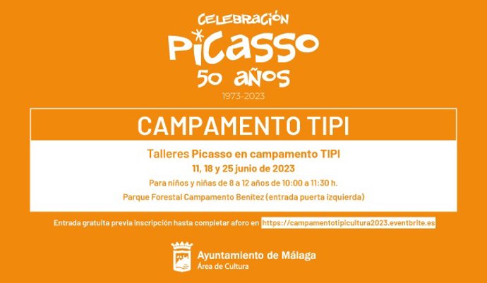 Un 'Campamento tipi' acerca la figura de Picasso a los más pequeños