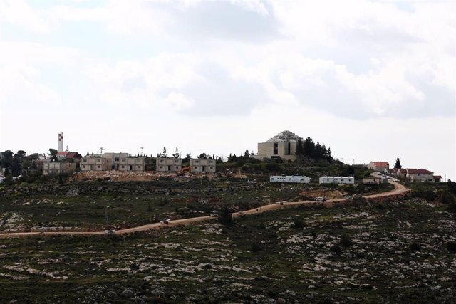 Archivo - El asentamiento israelí de Shilo, ubicado cerca de la ciudad cisjordana de Nablús