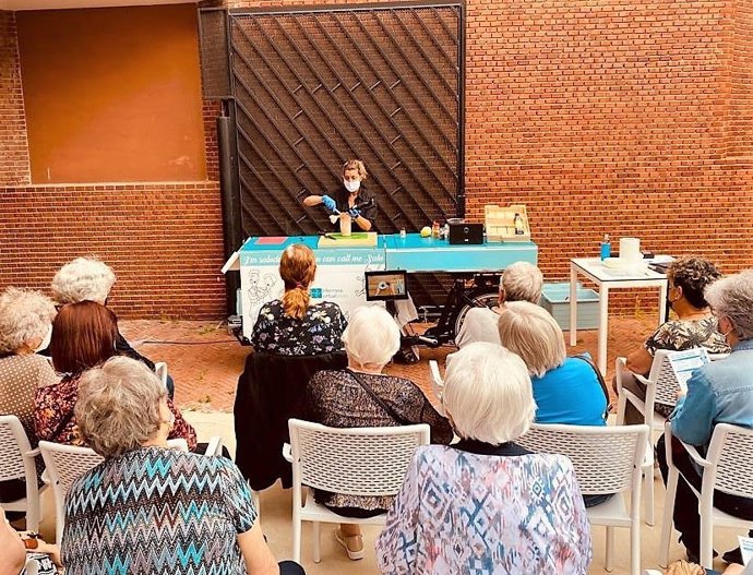 Imatge de la presentació del conveni de collaboració