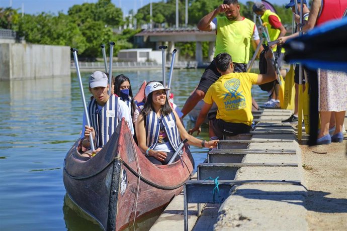 Archivo - Imagen de una actividad deportiva de una 'Fiesta de la Primavera' de la Fundación También