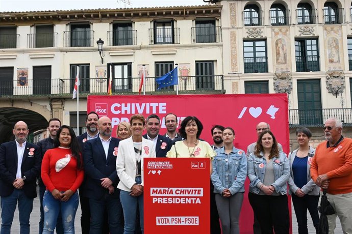 Acto del PSN este viernes en Tudela.