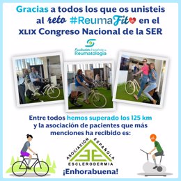 Reto #ReumaFIT, en el marco del XLIX Congreso Nacional de la SER.