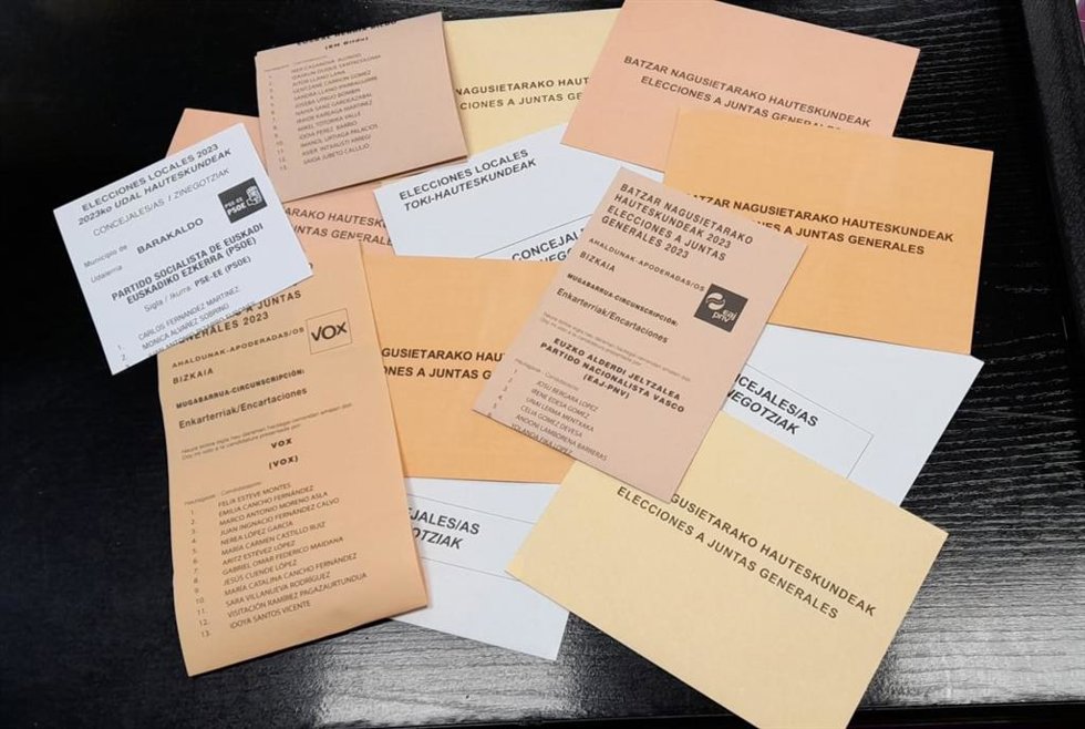 Papeletas electorales