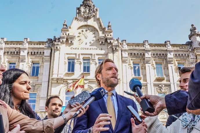 El candidato a la Alcaldía de Santander por el PRC, Felipe Piña.