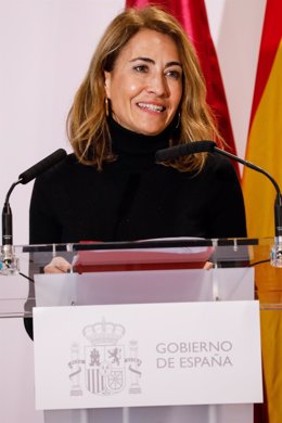 Archivo - 19-12-22 Acto de inauguración de la línea de alta velocidad, Madrid - Murcia con la presencia de la ministra de transportes Raquel Sánchez Jiménez