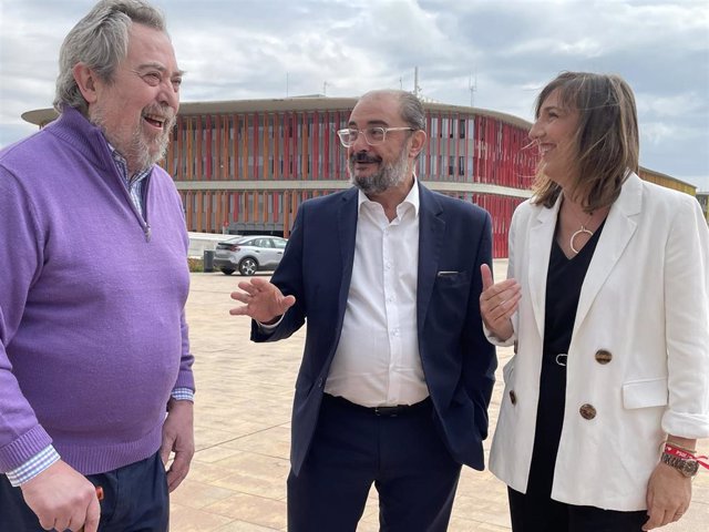 Juan Alberto Belloch, Javier Lambán y Lola Ranera