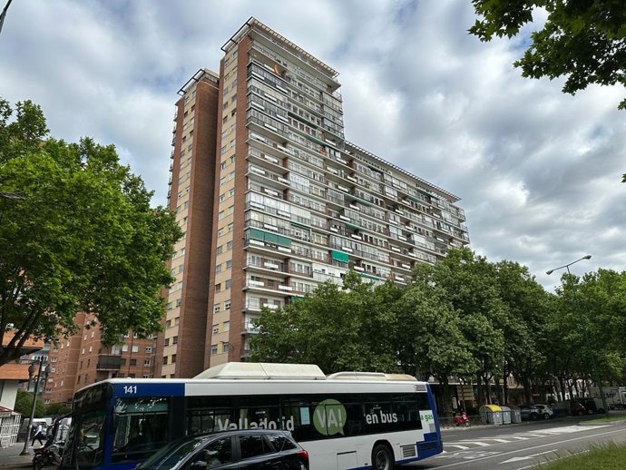 Edificio de Las Mercedes, en el paseo de Zorrilla de Valladolid.