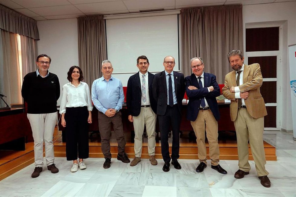 Catedráticos y ponentes de la jornada.