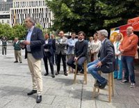 Ortas (Cs) dice que el 28M está en juego un gobierno leal en Aragón, con políticas regidas del centro a los extremos