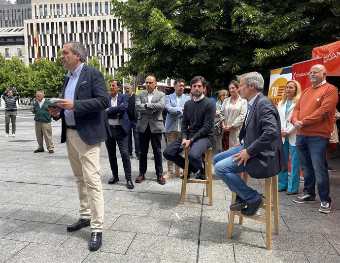 Acto de cierre de campaña de Cs-Tú Aragón en Zaragoza.