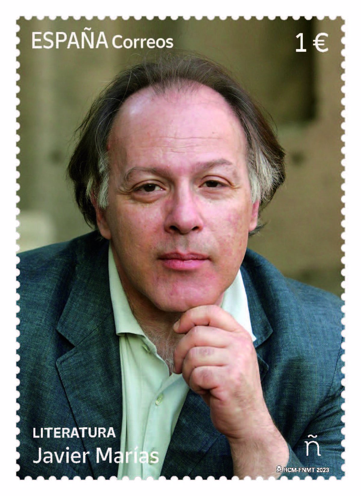 Correos issues a stamp dedicated to the writer Javier Marías