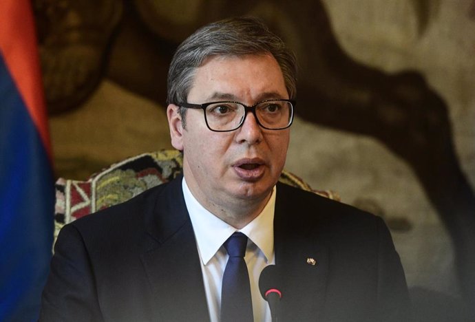 Archivo - El presidente de Serbia, Aleksandar Vucic