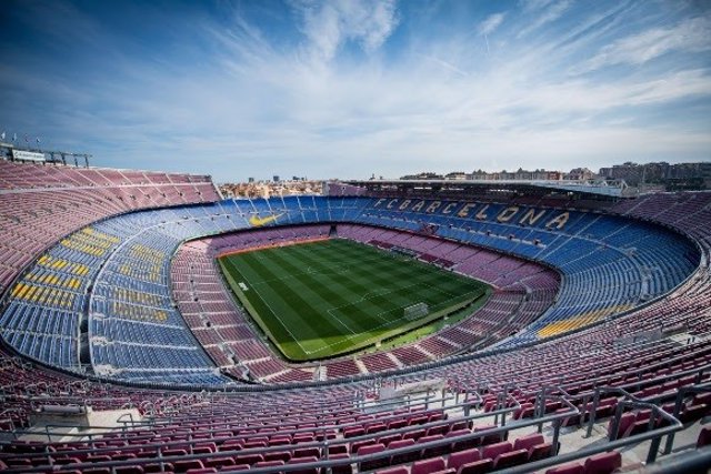 Imagen del Spotify Camp Nou antes de la remodelación, en mayo de 2023