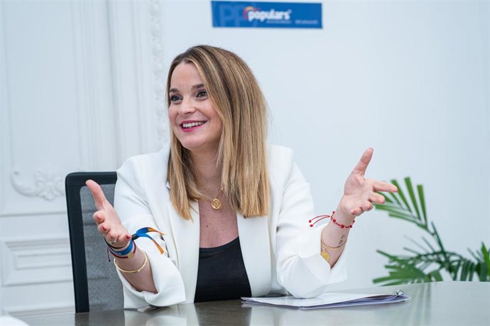 Archivo - La presidenta del PP balear, Marga Prohens.