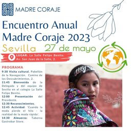 Cartel del Encuentro anual Madre Coraje 2023