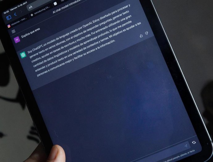 Archivo - La página web de ChatGPt 