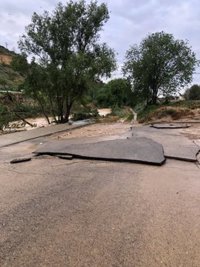 La DANA deja lluvias intensas y granizo en el Alto Aragón, con inundaciones en Perrarúa, Pomar de Cinca y Tormillo