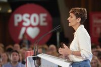 Chivite pide el voto para "un nuevo tiempo en la historia política de Navarra con el PSN como primera fuerza"