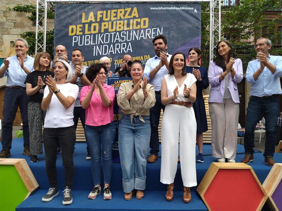 Mitin de cierre de campaña de Elkarrekin