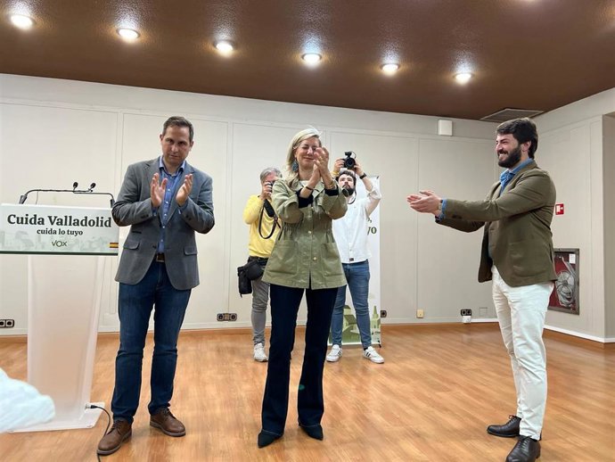 Cierre de campaña de Vox en Valladolid con el vicepresidente de la Junta, Juan García-Gallardo