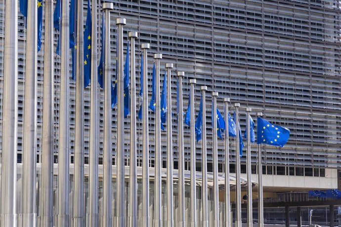Banderas europeas en Bruselas (Archivo)