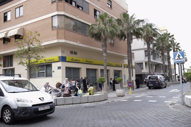 Una oficina de correos, a 17 de mayo de 2023, en Melilla (España). 