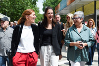 García destaca la campaña "más bonita y madrileña" de Más Madrid y reivindica la cultura desde la Feria del Libro