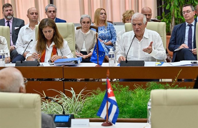 El Alto Representante de Asuntos Exteriores y Política de Seguridad, Josep Borrell, en Cuba