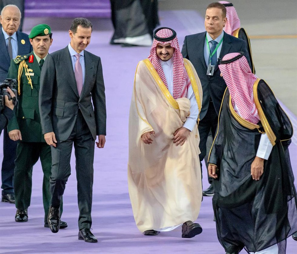 El presidente de Siria, Bashar al Assad, en Arabia Saudí 