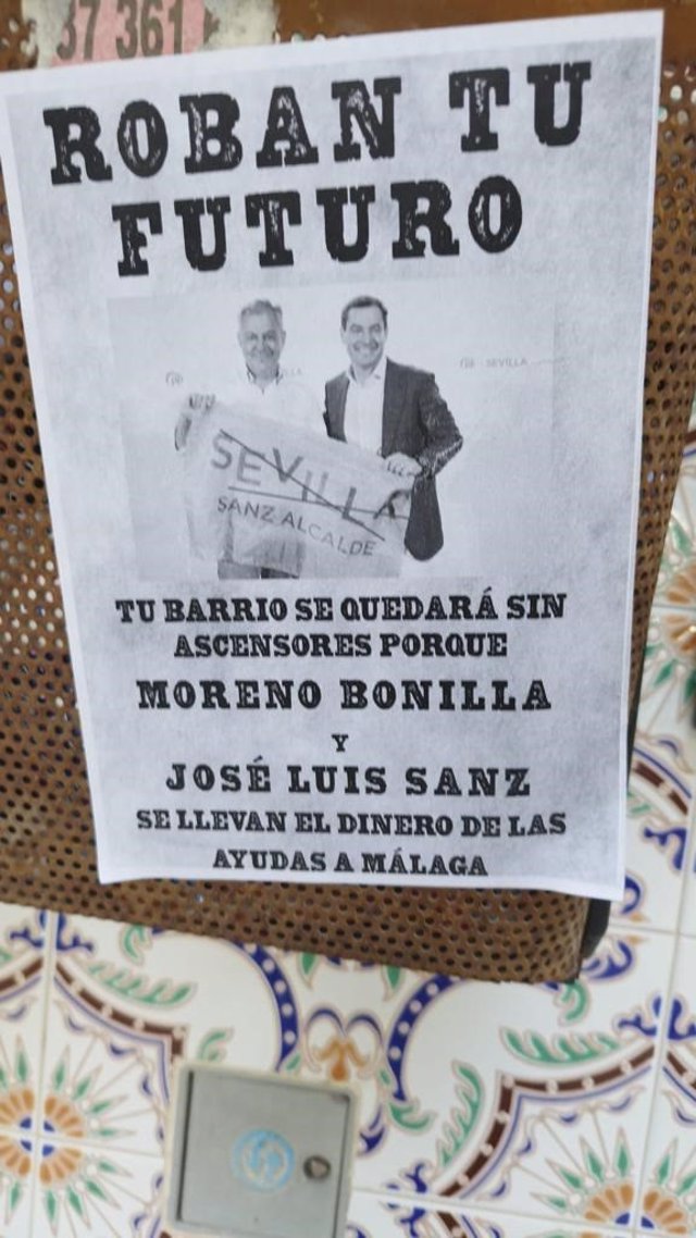 El PP denuncia ante JEZ carteles en el Polígono San Pablo con mensajes "difamantes"