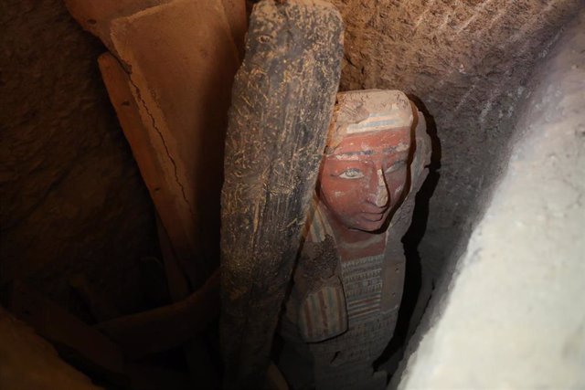 Un taller de embalsamamiento en la necrópolis egipcia de Saqqara 