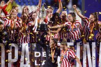 El Atlético tira de carácter y se lleva el premio de la Copa de la Reina