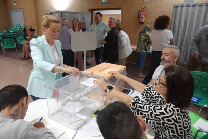 La candidata a la Alcaldía del Ayuntamiento de Murcia, Ana Belén Catejón