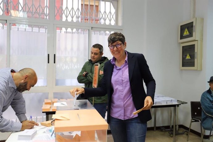 La candidata de Unides Podem - Esquerra Unida a la Alcaldía de Valncia, Pilar Lima