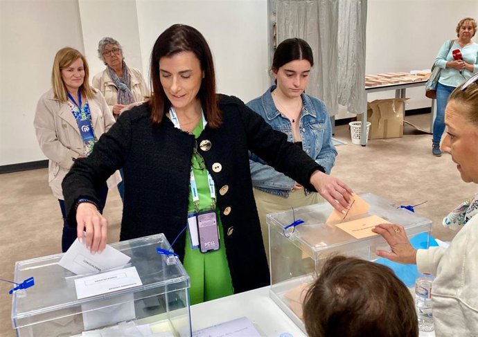 La candidata a la reelección como alcaldesa de Santander por el Partido Popular, Gema Igual