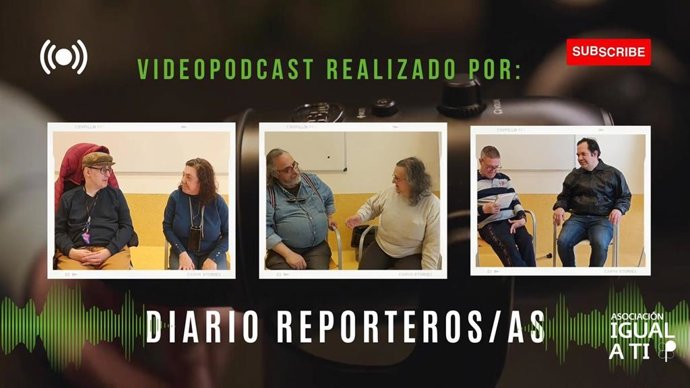 Diez personas con discapacidad intelectual de la Asociación IGUAL A TI crean Todo lo bueno empieza sin barreras un video podcast de actualidad y entretenimiento.