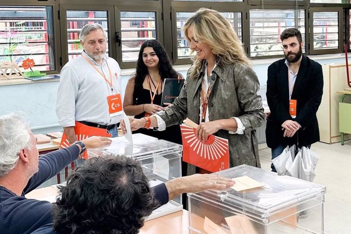 La candidata de Ciudadanos a la Presidencia de la Comunidad de Madrid, Aruca Gómez